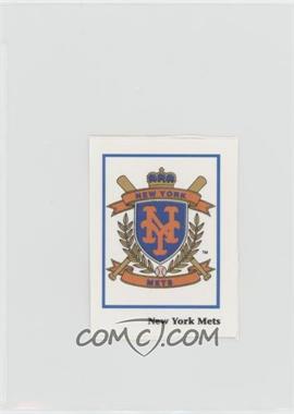 1990 Publications International Stickers - Cut Singles #_NEME - Team Logo - New York Mets