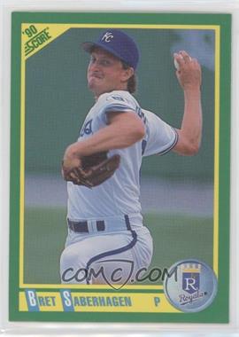 1990 Score - [Base] #195.2 - Bret Saberhagen (Joke on Back)