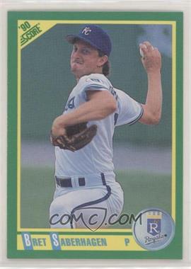 1990 Score - [Base] #195.2 - Bret Saberhagen (Joke on Back)