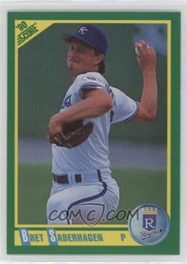 1990 Score - [Base] #195.2 - Bret Saberhagen (Joke on Back)