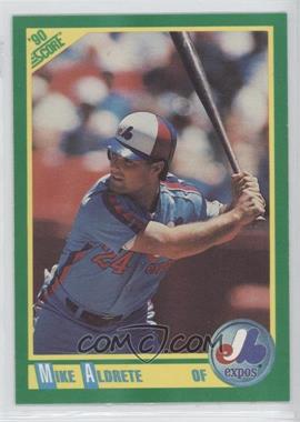 1990 Score - [Base] #220.1 - Mike Aldrete (Jersey #24 on Card Back)