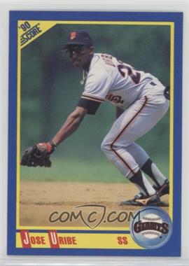 1990 Score - [Base] #455 - Jose Uribe