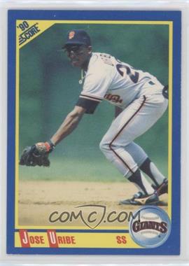 1990 Score - [Base] #455 - Jose Uribe