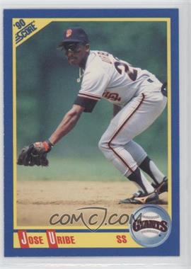 1990 Score - [Base] #455 - Jose Uribe