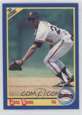 1990 Score - [Base] #455 - Jose Uribe