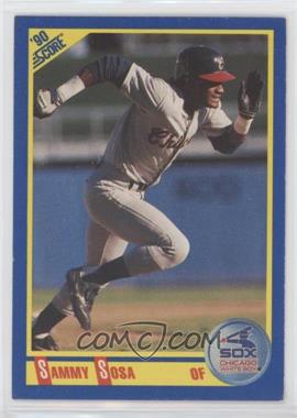 1990 Score - [Base] #558 - Sammy Sosa