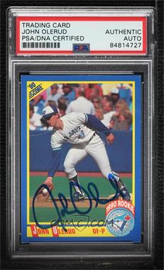 1990 Score - [Base] #589 - John Olerud [PSA Authentic PSA/DNA Cert]