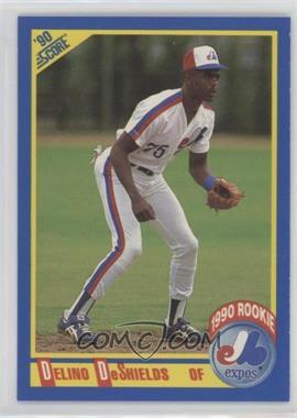 1990 Score - [Base] #645 - Delino DeShields