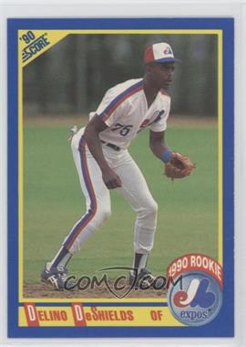 1990 Score - [Base] #645 - Delino DeShields