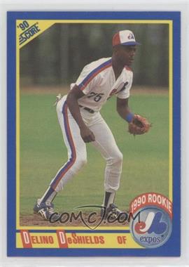 1990 Score - [Base] #645 - Delino DeShields