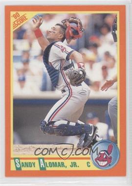 1990 Score Rookie & Traded - [Base] #18T - Sandy Alomar Jr.