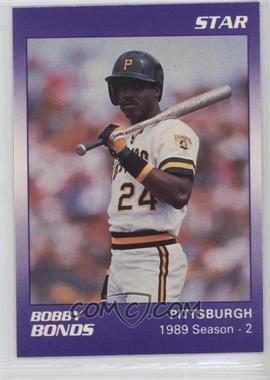 1990 Star Barry Bonds - [Base] #6.2 - Barry Bonds (Name Spelled Bobby)