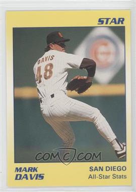 1990 Star Bret Saberhagen/Mark Davis - [Base] #9 - Mark Davis All-Star Stats