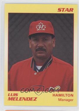 1990 Star Hamilton Redbirds - [Base] #26 - Luis Melendez