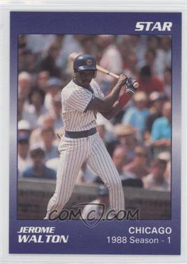 1990 Star Jerome Walton/Gregg Olson - [Base] #6 - Jerome Walton 1988 Season - 1