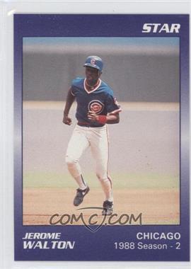 1990 Star Jerome Walton/Gregg Olson - [Base] #8 - Jerome Walton 1988 Season - 2
