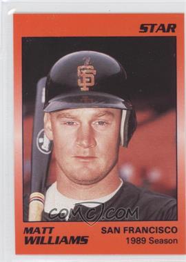 1990 Star Matt Williams - [Base] #3 - Matt Williams 1989 Season