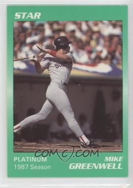 1990 Star Platinum - [Base] #69 - Mike Greenwell /1000