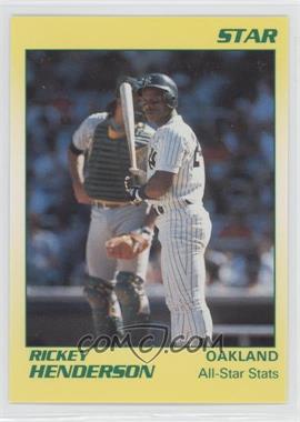 1990 Star Rickey Henderson - [Base] #5 - Rickey Henderson