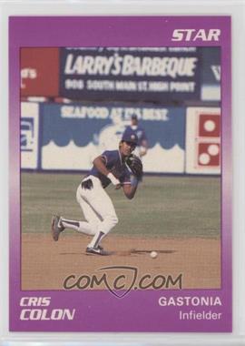 1990 Star South Atlantic League All-Stars - [Base] #4 - Cris Colon