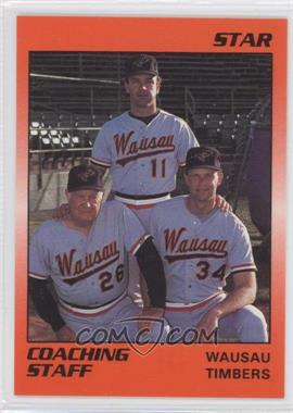 1990 Star Wausau Timbers - [Base] #28 - Mike Young, Chet Nichols, Oneri Fleita