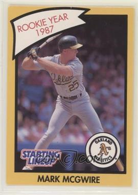 1990 Starting Lineup Cards - Rookie Year #_MAMC - Mark McGwire [EX to NM]