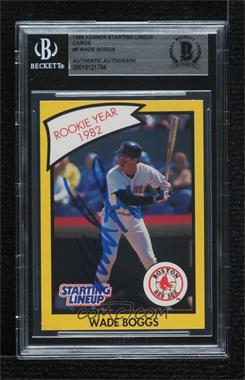1990 Starting Lineup Cards - Rookie Year #_WABO - Wade Boggs [BAS BGS Authentic]