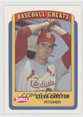 1990 Swell Baseball Greats - [Base] #110 - Steve Carlton
