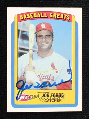 1990 Swell Baseball Greats - [Base] #130 - Joe Torre [JSA Certified COA Sticker]