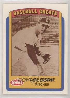 1990 Swell Baseball Greats - [Base] #36 - Carl Erskine
