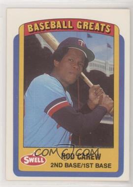 1990 Swell Baseball Greats - [Base] #4 - Rod Carew