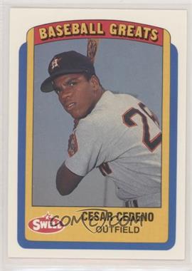 1990 Swell Baseball Greats - [Base] #41 - Cesar Cedeno