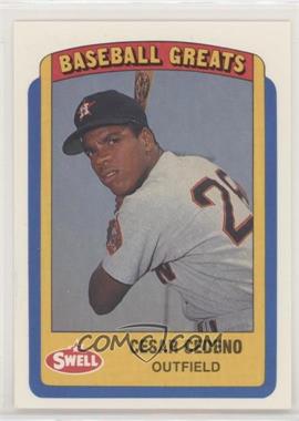 1990 Swell Baseball Greats - [Base] #41 - Cesar Cedeno