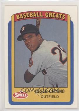 1990 Swell Baseball Greats - [Base] #41 - Cesar Cedeno