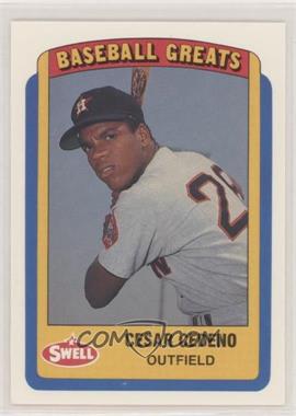 1990 Swell Baseball Greats - [Base] #41 - Cesar Cedeno