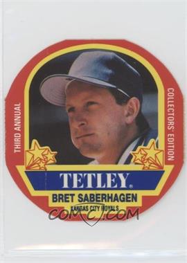 1990 Tetley Tea Discs - [Base] #17 - Bret Saberhagen [Good to VG‑EX]