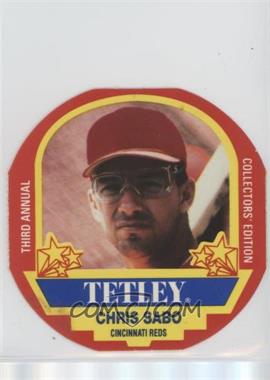 1990 Tetley Tea Discs - [Base] #3 - Chris Sabo [Good to VG‑EX]