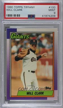 1990 Topps - [Base] - Box Set Collector's Edition (Tiffany) #100 - Will Clark [PSA 9 MINT]