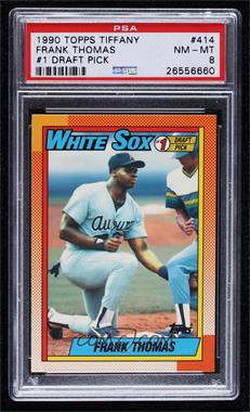 1990 Topps - [Base] - Box Set Collector's Edition (Tiffany) #414 - Frank Thomas [PSA 8 NM‑MT]