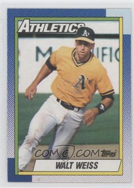 1990 Topps - [Base] #165 - Walt Weiss