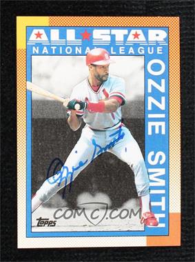 1990 Topps - [Base] #400.1 - All Star - Ozzie Smith (Dugout area has top gray color) [JSA Certified COA Sticker]
