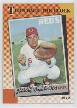 1990 Topps - [Base] #664 - Turn Back the Clock - Johnny Bench [EX to NM]