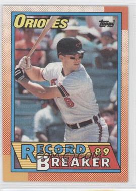 1990 Topps - [Base] #8 - Record Breaker - Cal Ripken Jr.