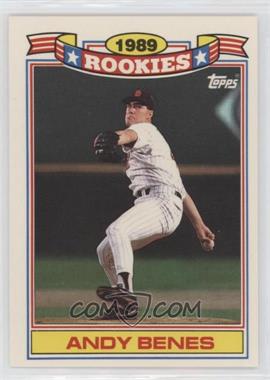 1990 Topps - Jumbo Pack Glossy Rookies #3 - Andy Benes