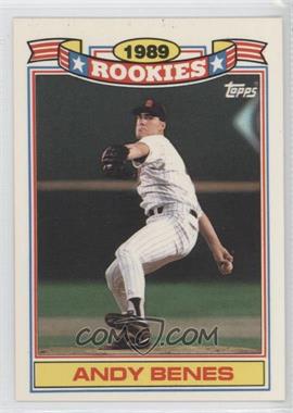 1990 Topps - Jumbo Pack Glossy Rookies #3 - Andy Benes