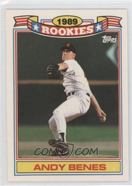1990 Topps - Jumbo Pack Glossy Rookies #3 - Andy Benes