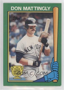 1990 Topps - Top Active Career Batting Leaders #4 - Don Mattingly