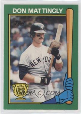 1990 Topps - Top Active Career Batting Leaders #4 - Don Mattingly