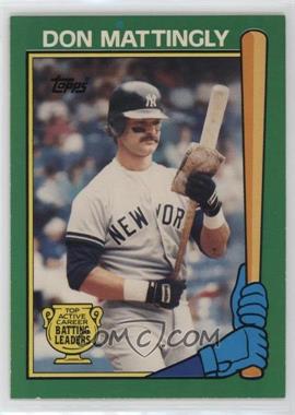1990 Topps - Top Active Career Batting Leaders #4 - Don Mattingly