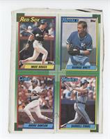 Wade Boggs, George Brett, Andre Dawson, Darrell Evans [Poor to Fair]